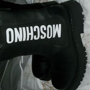 Authentic moschino boots